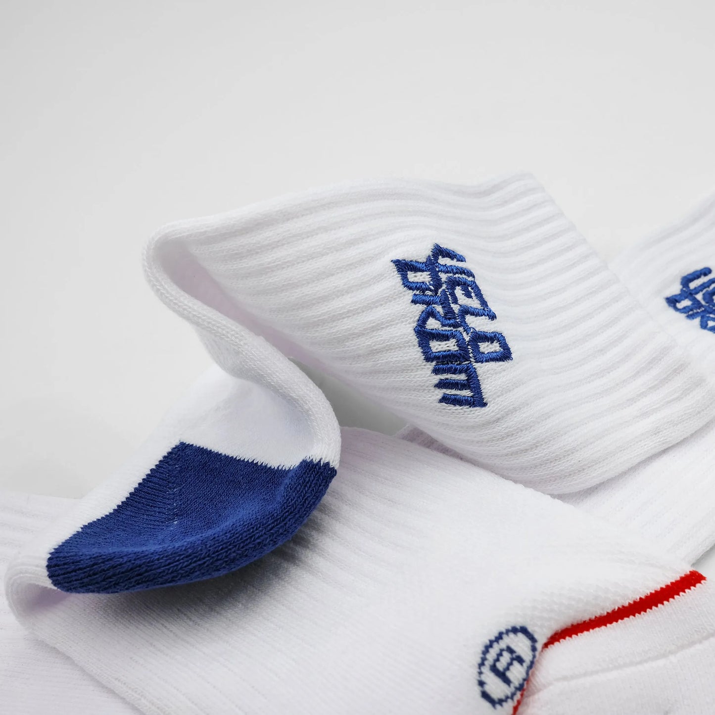 VELODROM Casual Velodrom Logo Socks - White/Blue