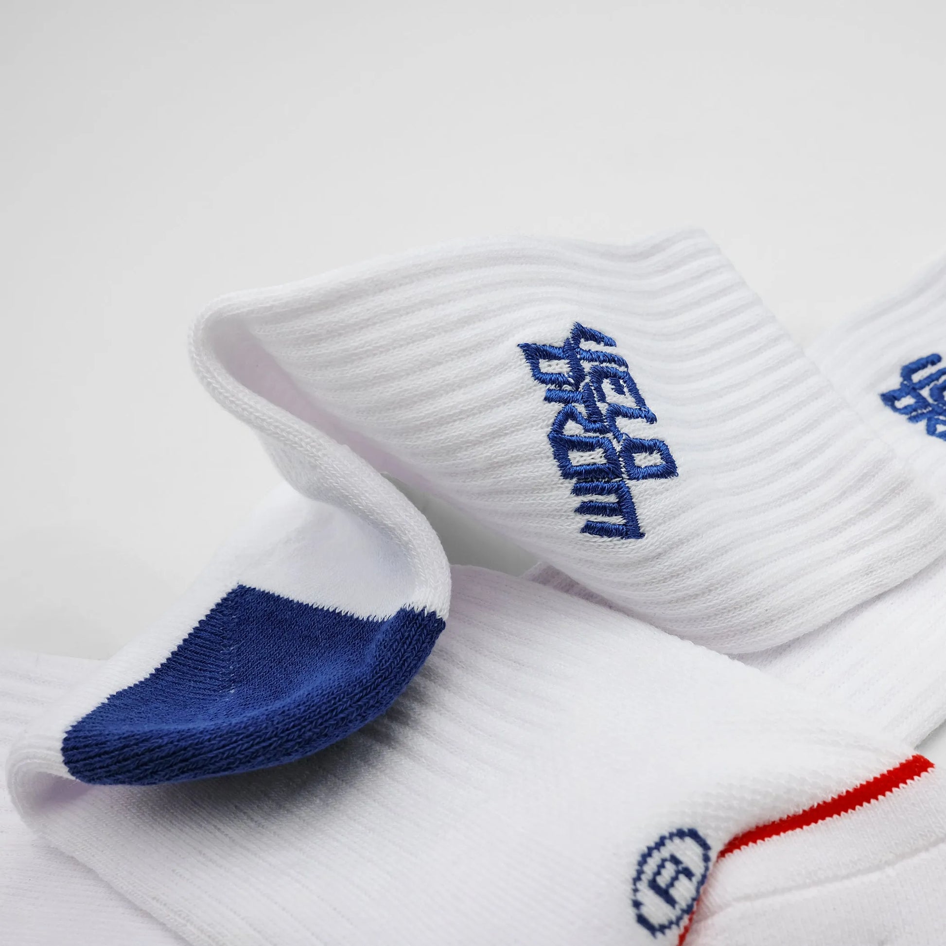 VELODROM Casual Velodrom Logo Socks - White/Blue