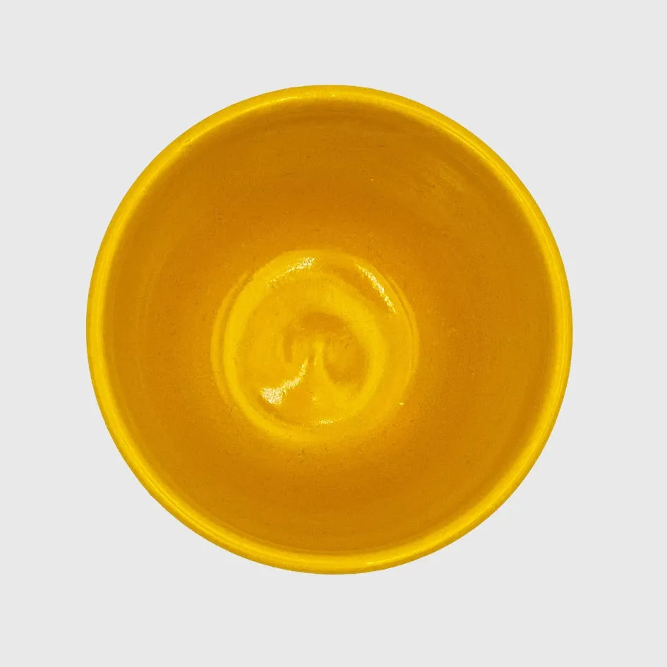 VELODROM Latte Coffe Mug Handmade x Pell Ceramica - Yellow