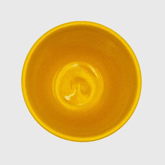 VELODROM Latte Coffe Mug Handmade x Pell Ceramica - Yellow