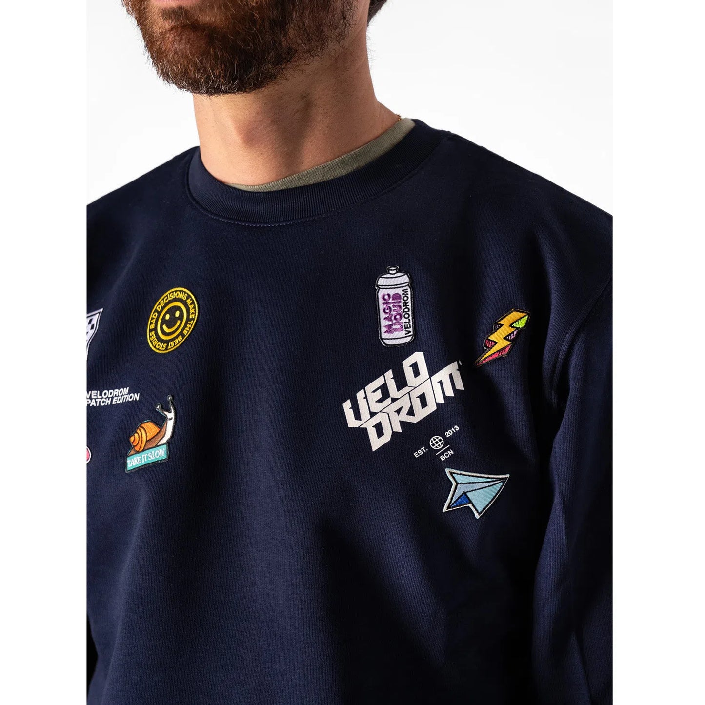 VELODROM Limited Drop Patch Edition Sweatshirt - Navy