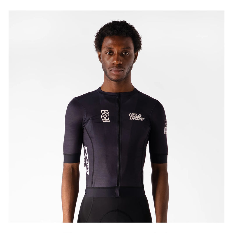 VELODROM RaceDay 3.0 Maglia ciclismo - Racing Nero / Bianco