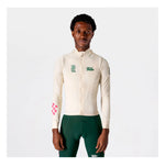 VELODROM RaceDay 3.0 Thermal Long Sleeve Jersey - Off White/Teal