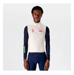 VELODROM RaceDay 3.0 Thermal Long Sleeve Jersey - Off White/Dark Navy Dual Sleeves