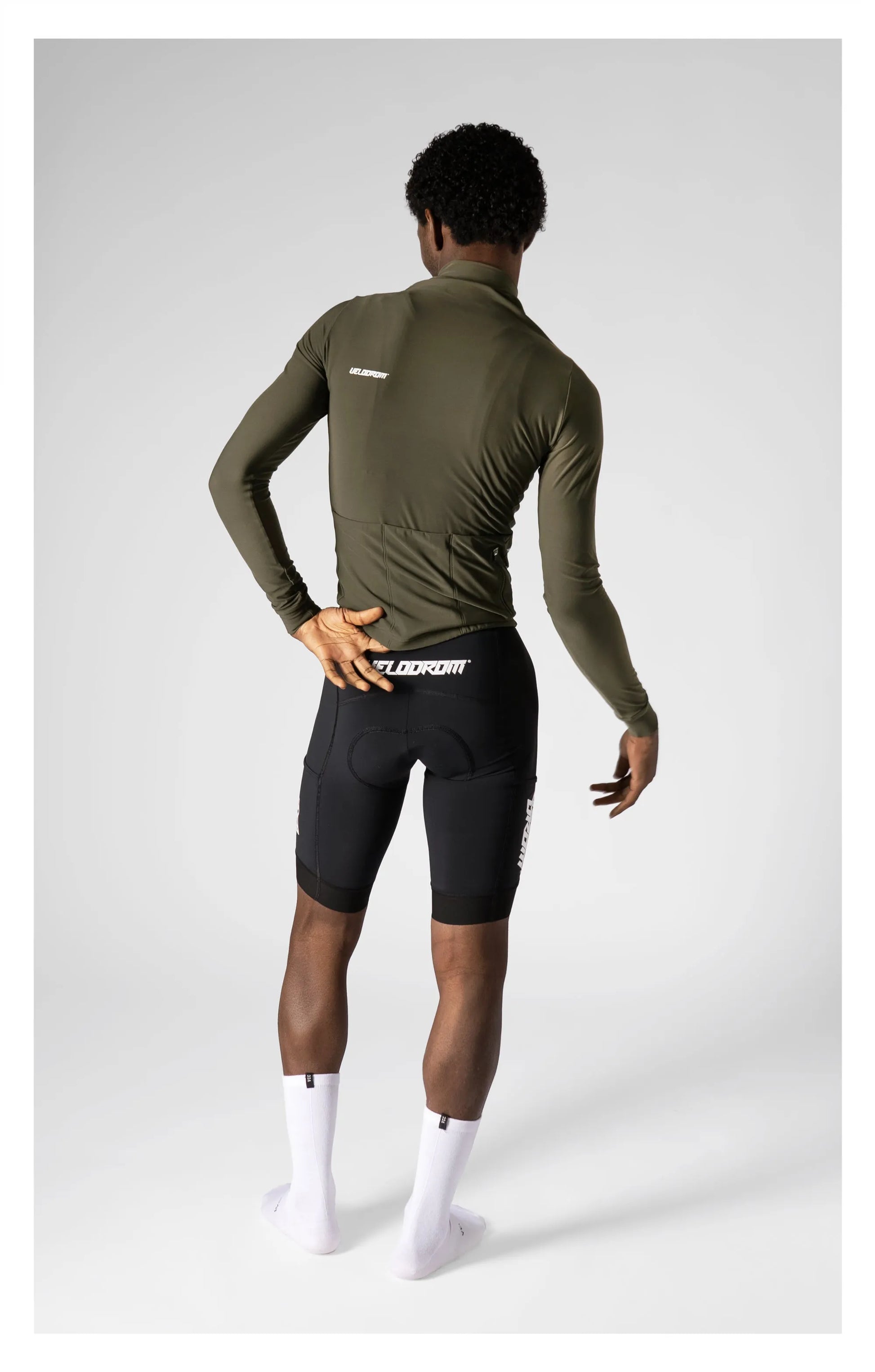 VELODROM RaceDay 3.0 Thermal Subtle Long Sleeve Jersey - Khaki