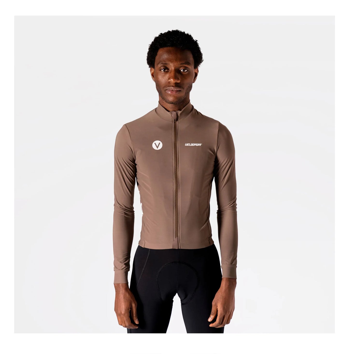 VELODROM RaceDay 3.0 Thermal Subtle Long Sleeve Jersey - Brown
