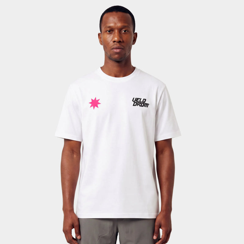 VELODROM RaceDay 3.0 Tshirt - White/Black Logo