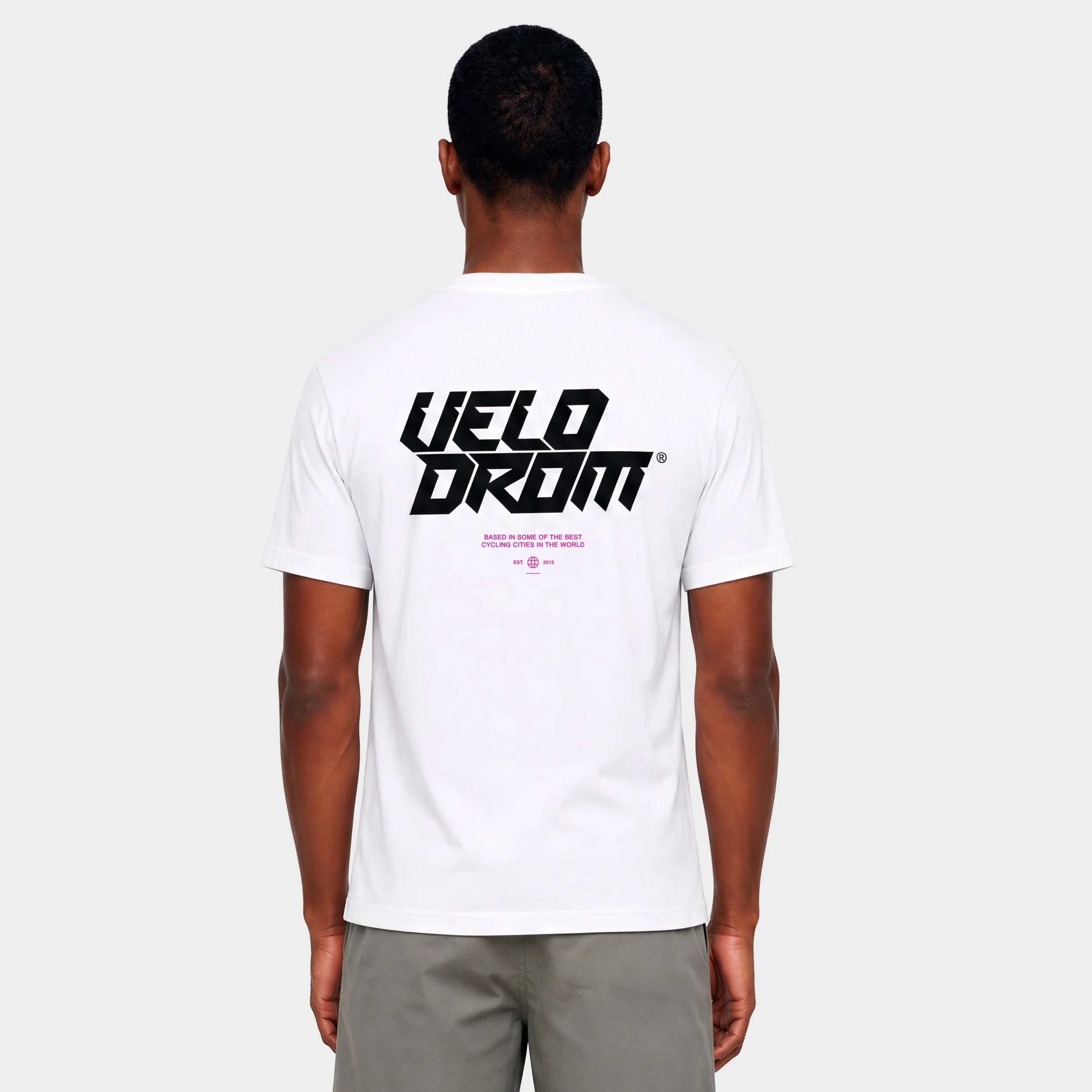 VELODROM RaceDay 3.0 Tshirt - White/Black Logo