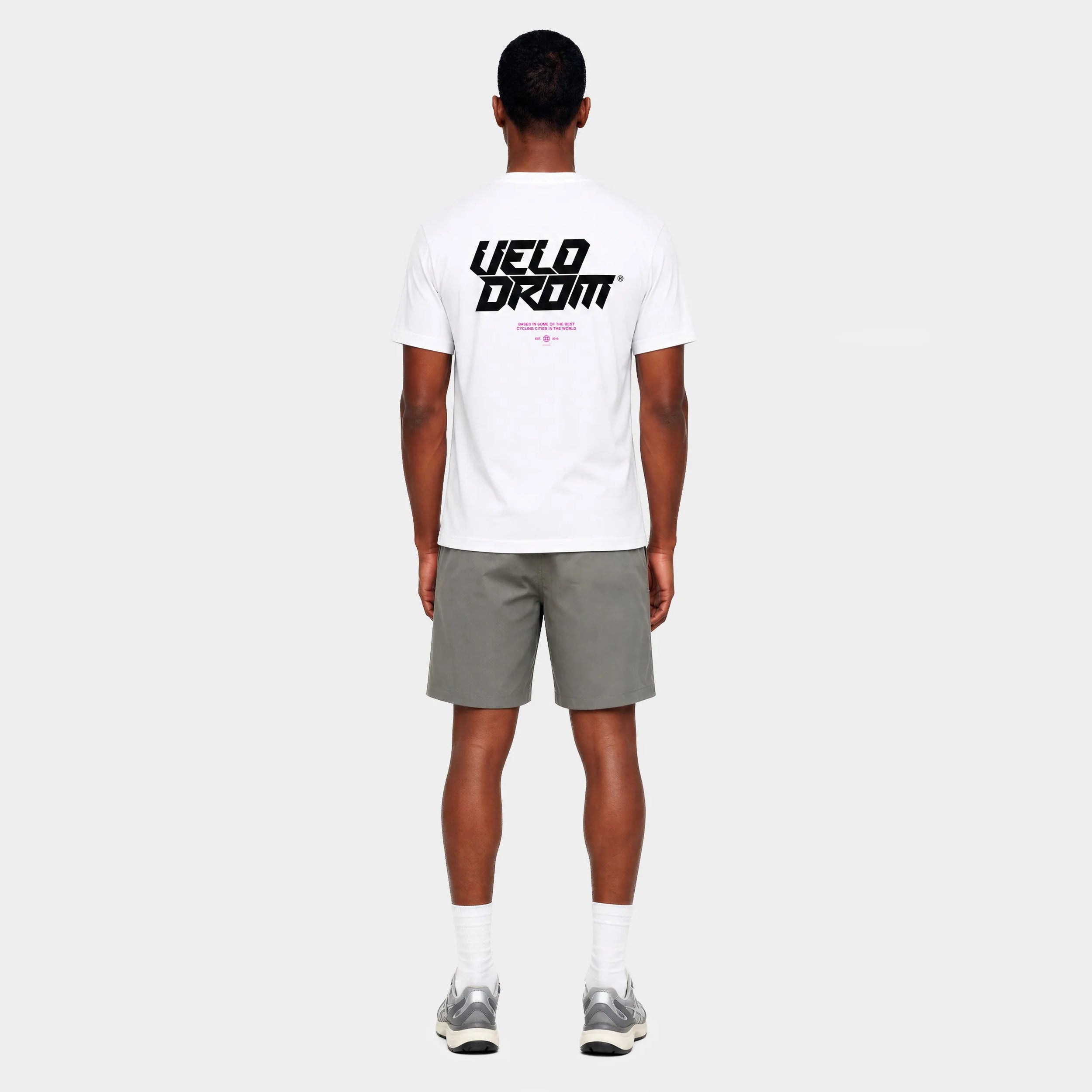 VELODROM RaceDay 3.0 Tshirt - White/Black Logo