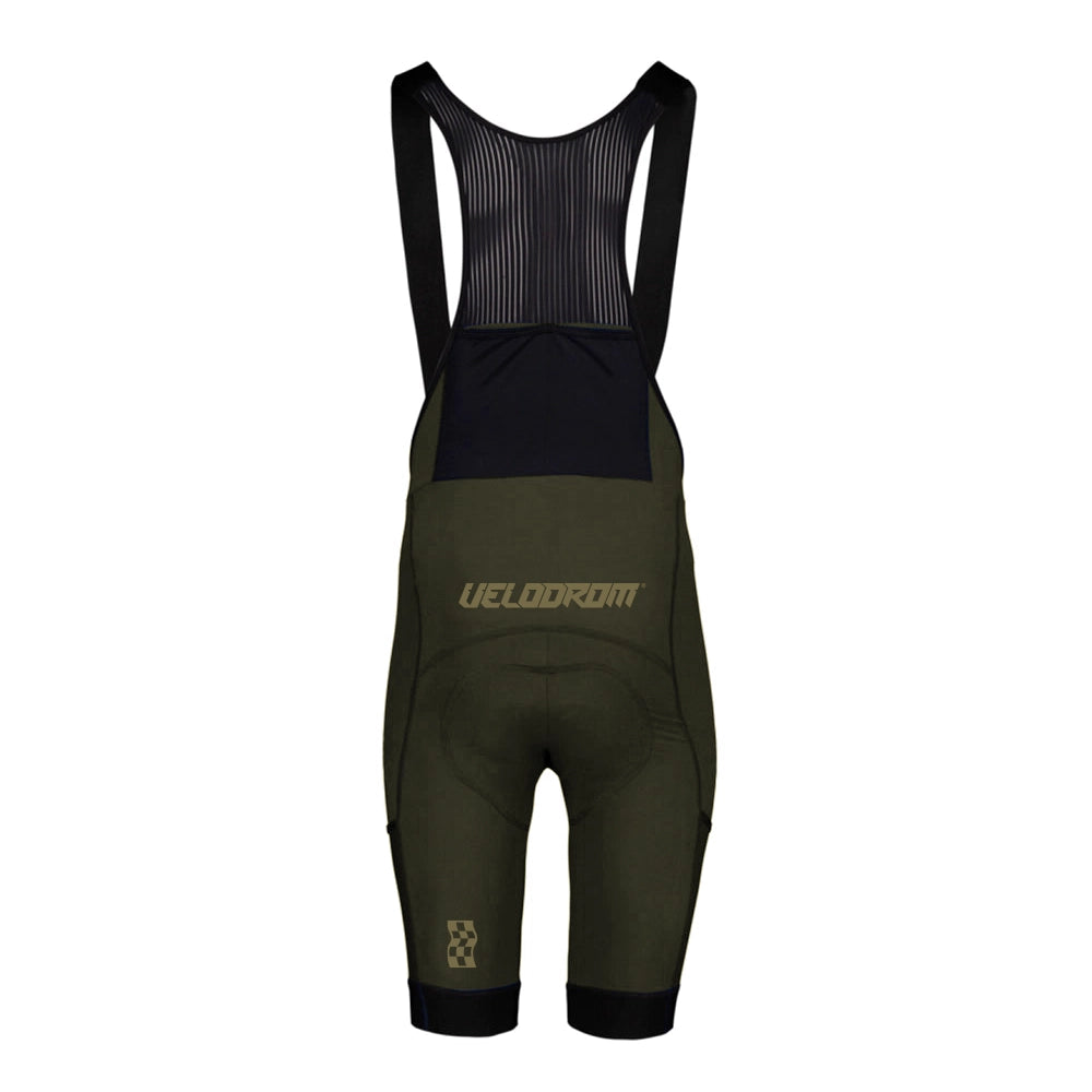 VELODROM RaceDay Cargo Bib Shorts SS24 - Olive Green