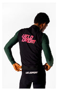 VELODROM RaceDay Halo Gilet 3.0 - Black/Fade Pink