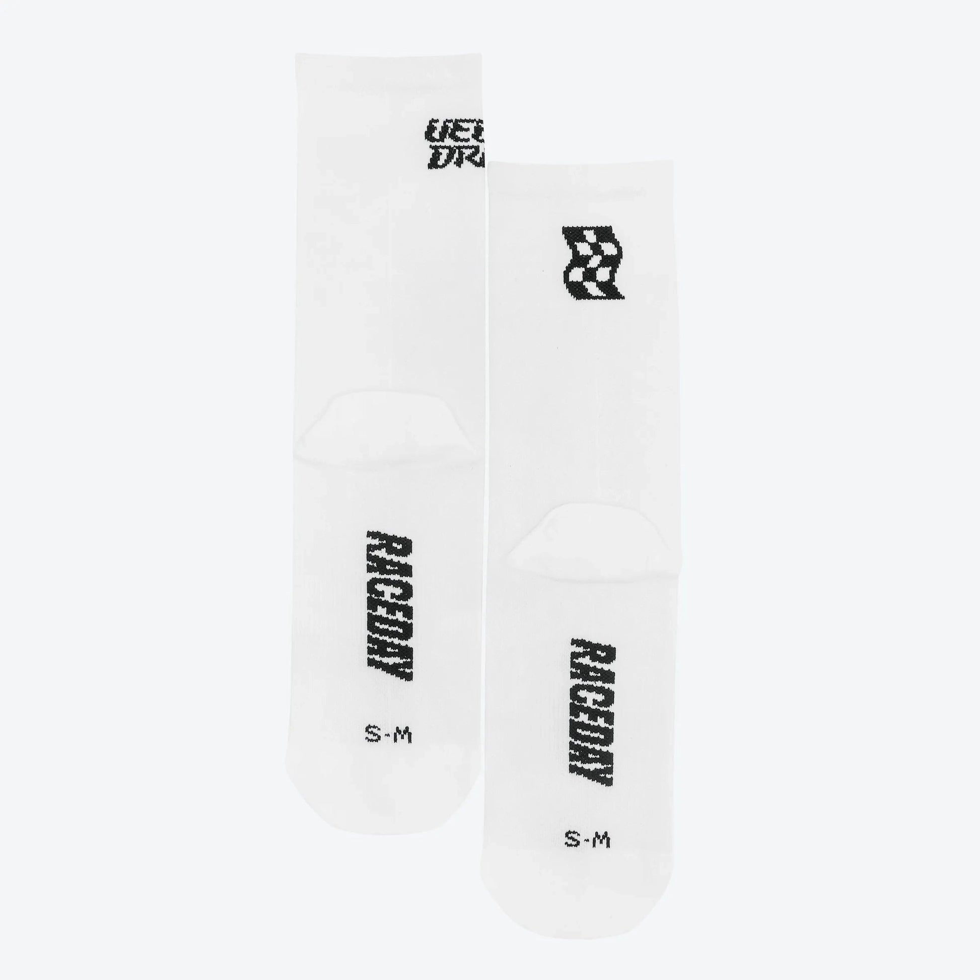 VELODROM RaceDay Logo Cycling Socks 2.0 - White