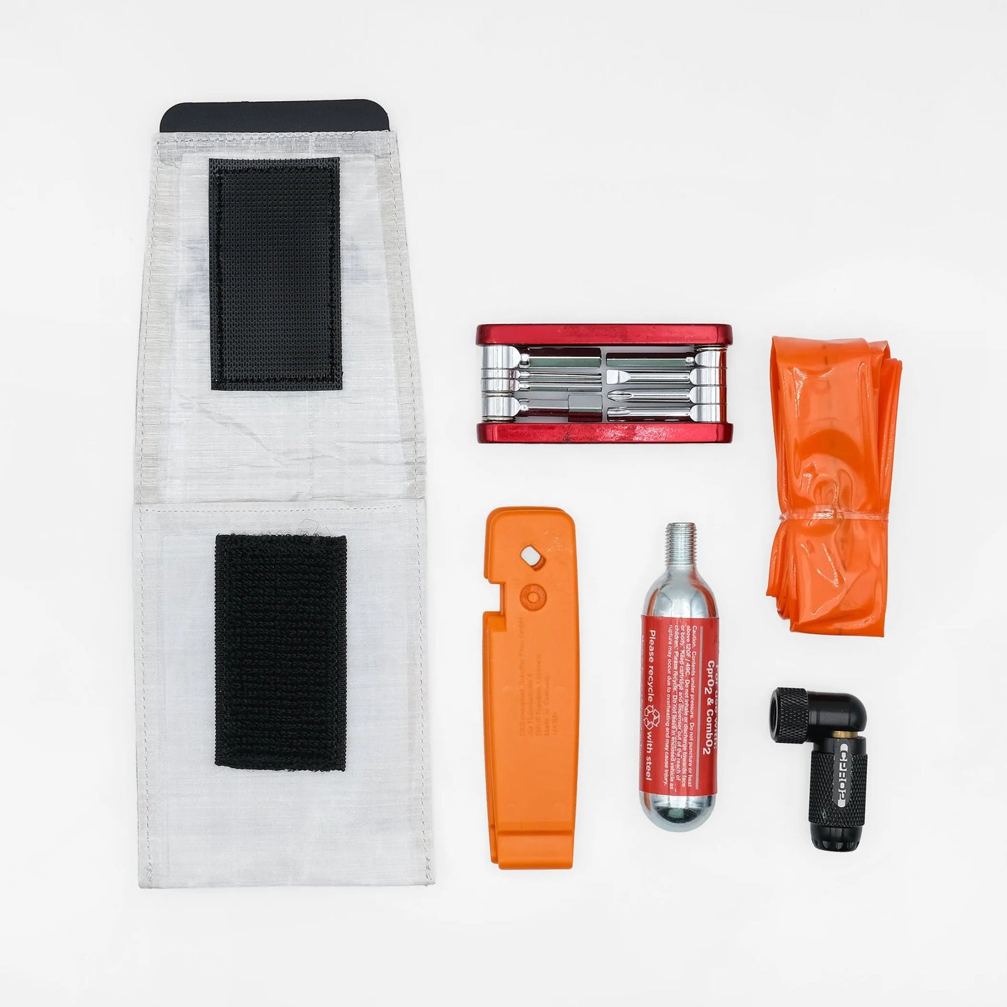 VELODROM RaceDay Micro Saddle Dyneema Bag - White