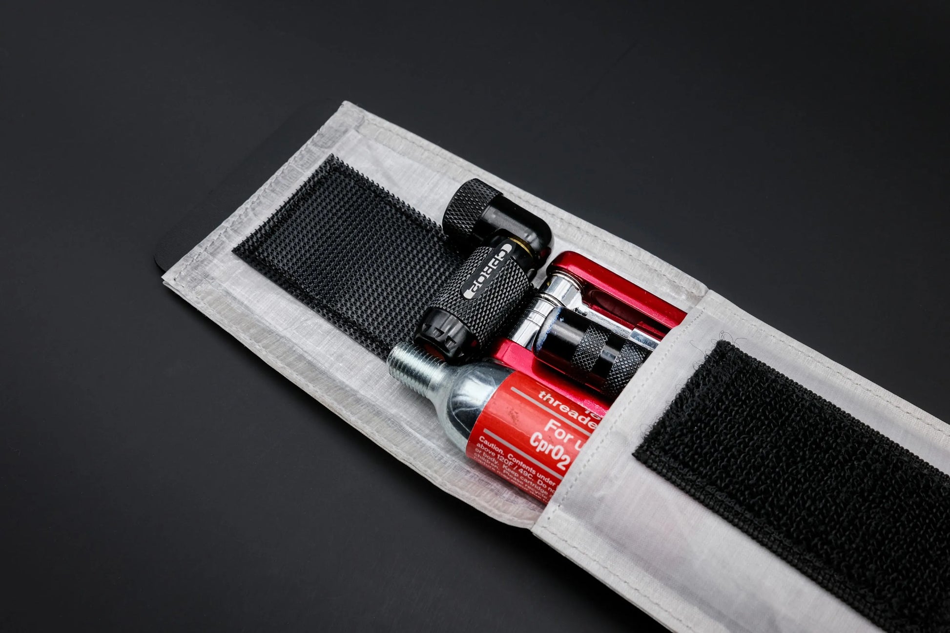 VELODROM RaceDay Micro Saddle Ripstop Bag - White