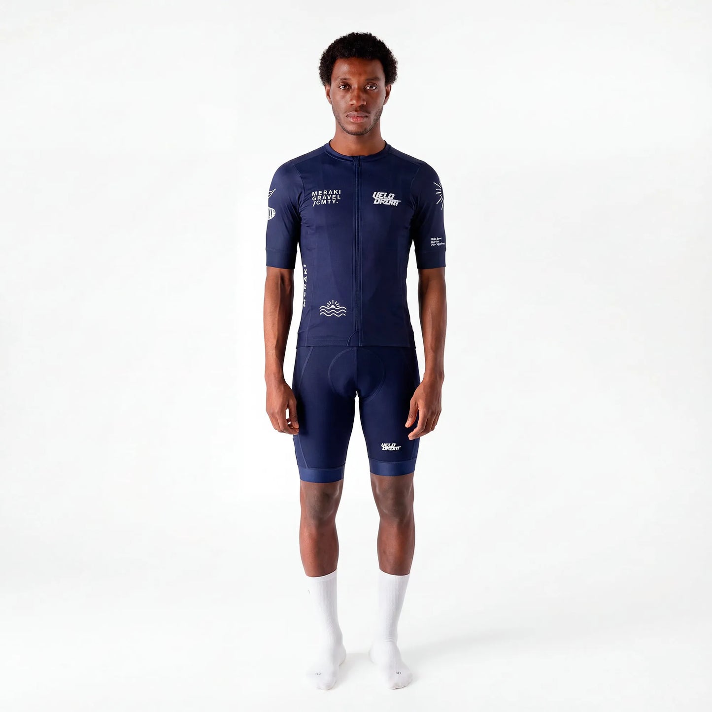 VELODROM RaceDay x Meraki Colab Cycling Jersey - Navy
