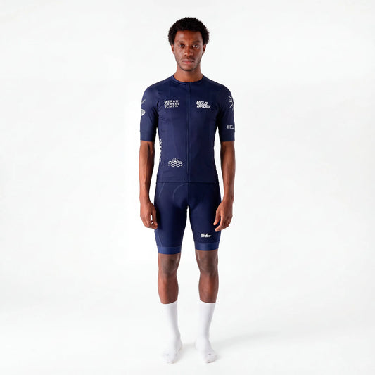 VELODROM RaceDay x Meraki Colab Cycling Jersey - Navy