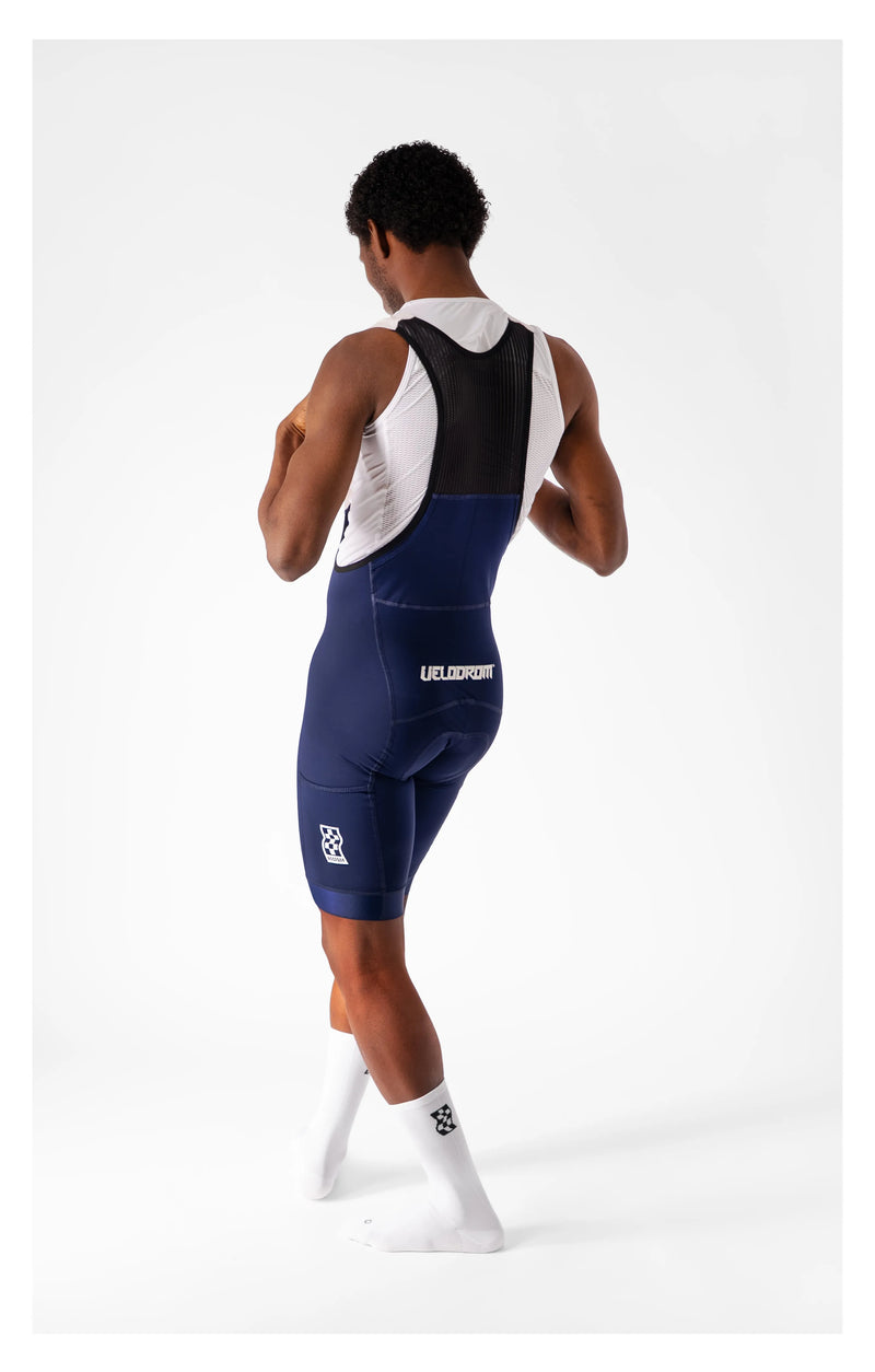 VELODROM Raceday 3.0 Cargo Salopette da ciclismo - Navy/Bianco