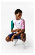 VELODROM Raceday 3.0 Cycling Jersey - Green/Pink Late Drop