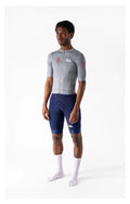 VELODROM Raceday 3.0 Cycling Jersey- Grey/Dusty red