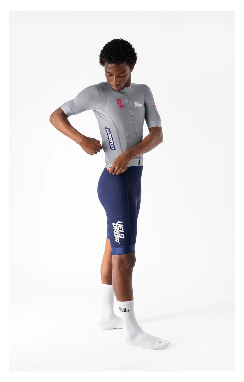 VELODROM Raceday 3.0 Maglia ciclismo - Grey/Dusty red