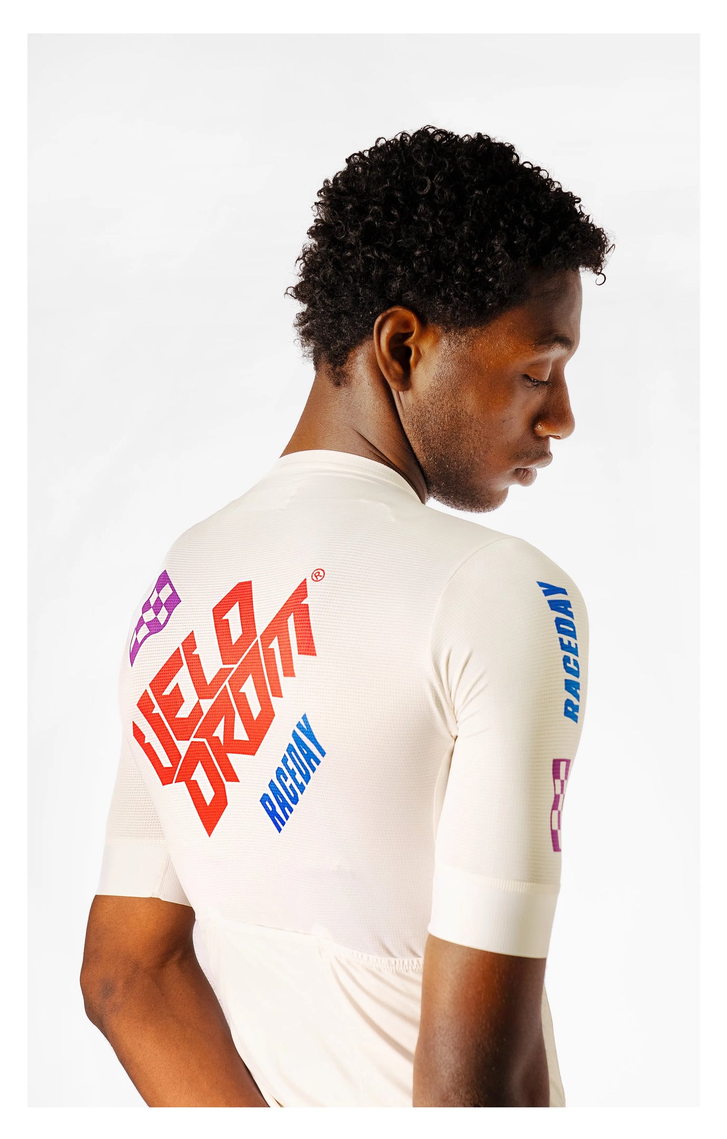 VELODROM Raceday 3.0 Cycling Jersey - Off White Late Drop