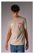 VELODROM Raceday 3.0 Tshirt - Beige/Pink/White