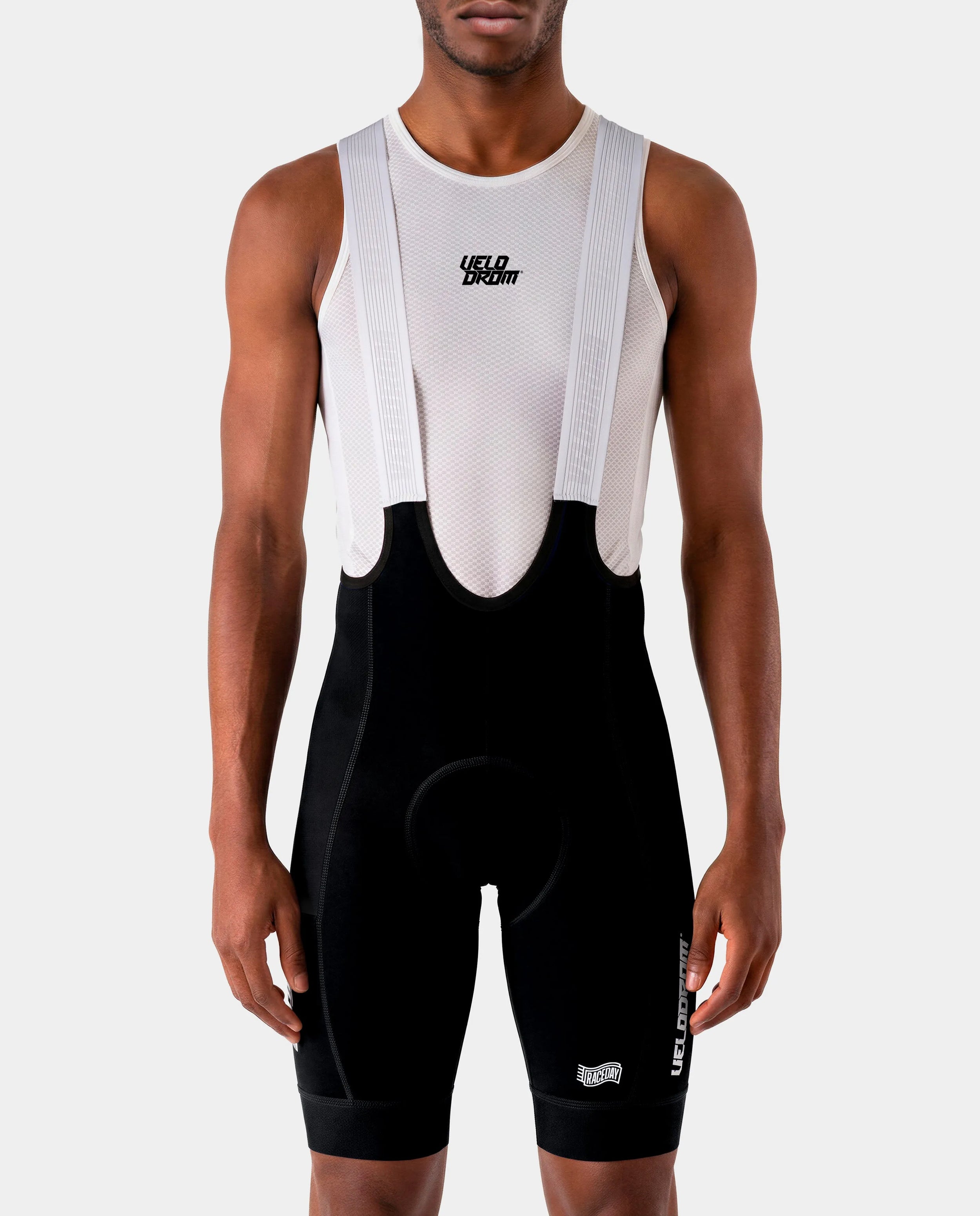 VELODROM Raceday 4.0 Cargo Bib Short - Black/White