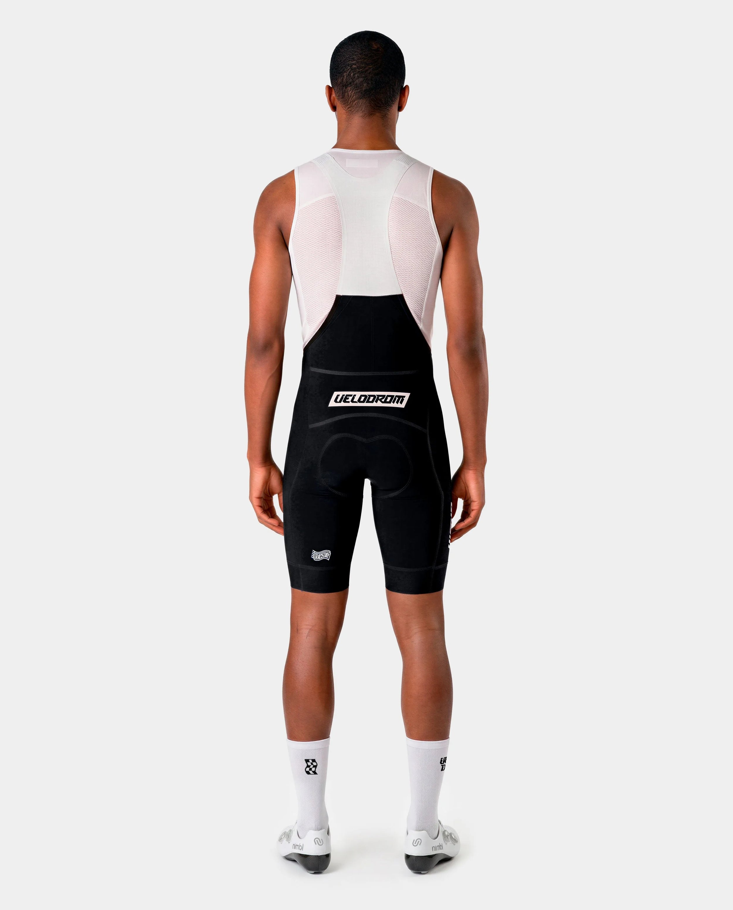 VELODROM Raceday 4.0 Cargo Bib Short - Black/White
