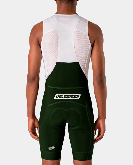 VELODROM Raceday 4.0 Cargo Bib Short - Forest Green/White