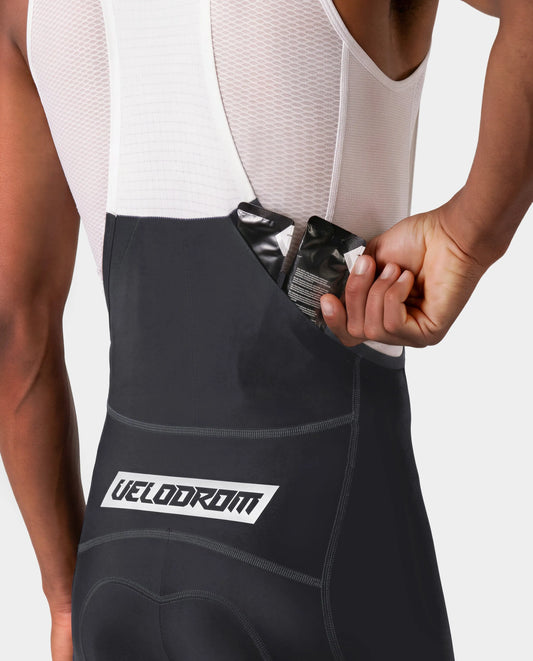 VELODROM Raceday 4.0 Cargo Bib Short - Grey/White