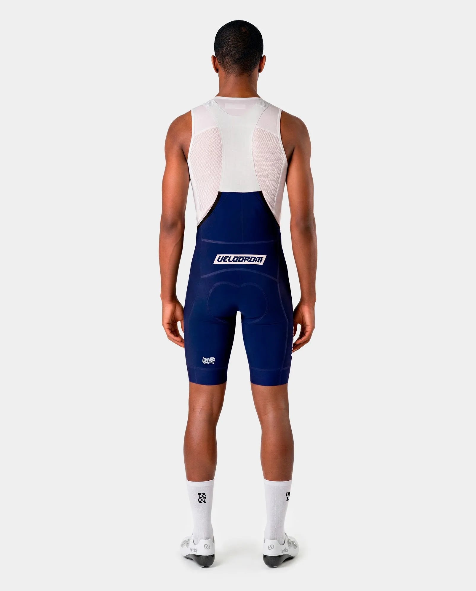 VELODROM Raceday 4.0 Cargo Bib Short - Navy/White