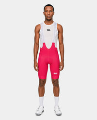 VELODROM Raceday 4.0 Cargo Team Bib Short - Deep Vivid Pink/White
