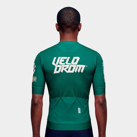 VELODROM Raceday 4.0 Jersey - Pine Green/Vanilla