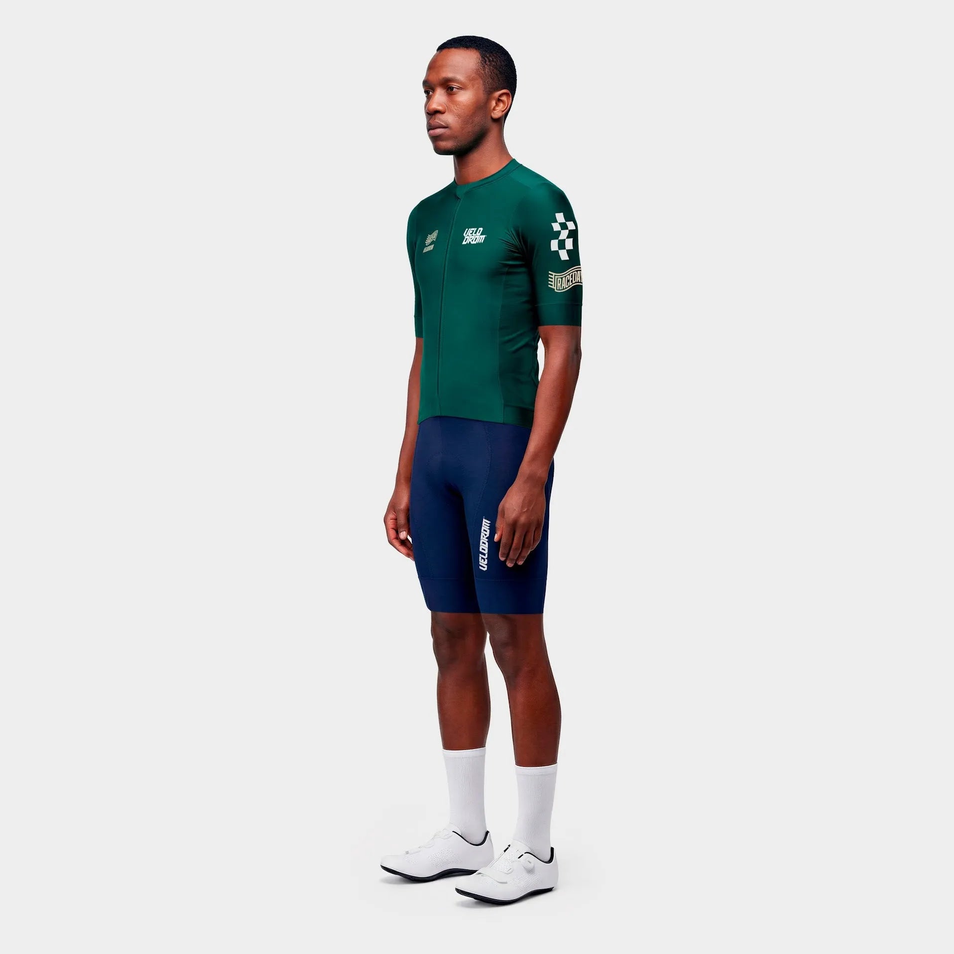 VELODROM Raceday 4.0 Jersey - Pine Green/Vanilla