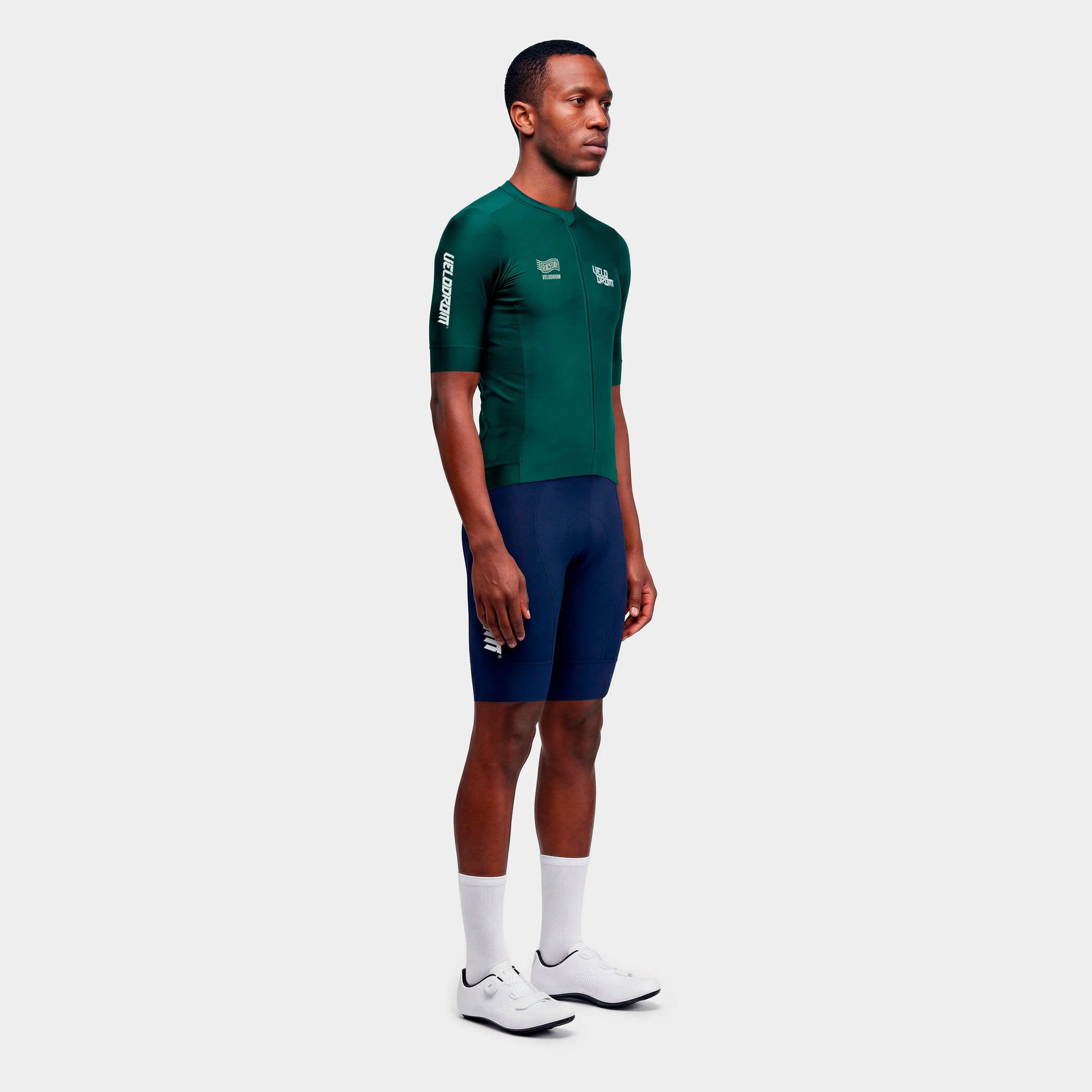 VELODROM Raceday 4.0 Jersey - Pine Green/Vanilla