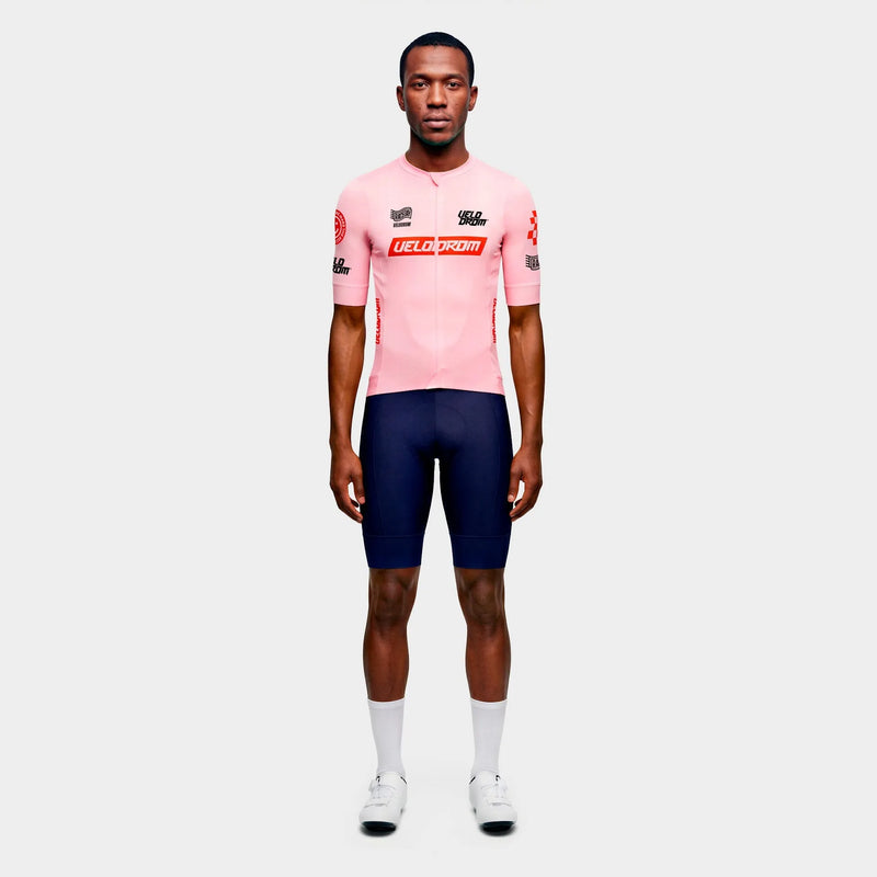 VELODROM Raceday 4.0 Jersey - Pink Gum/Red