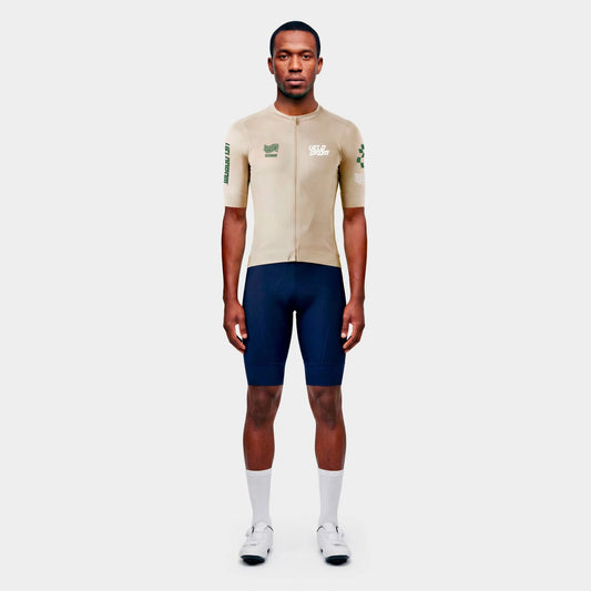 RAPHA Pro Team Bib Shorts II Long - SBC Dark Green/Off White RAPHA Pro Team Bib Shorts II Long - SBC Dark Green/Off White