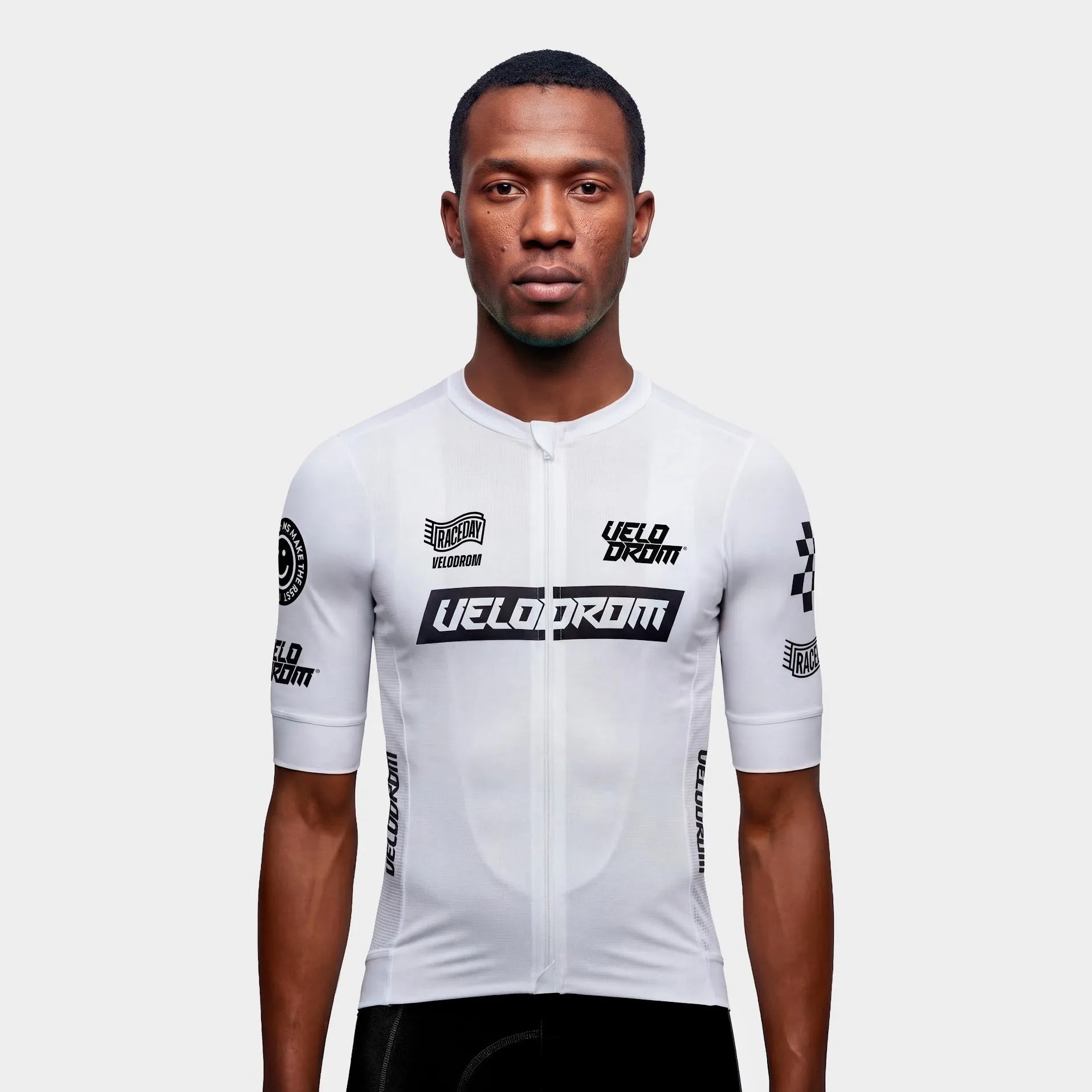 VELODROM Raceday 4.0 Jersey - White/Black