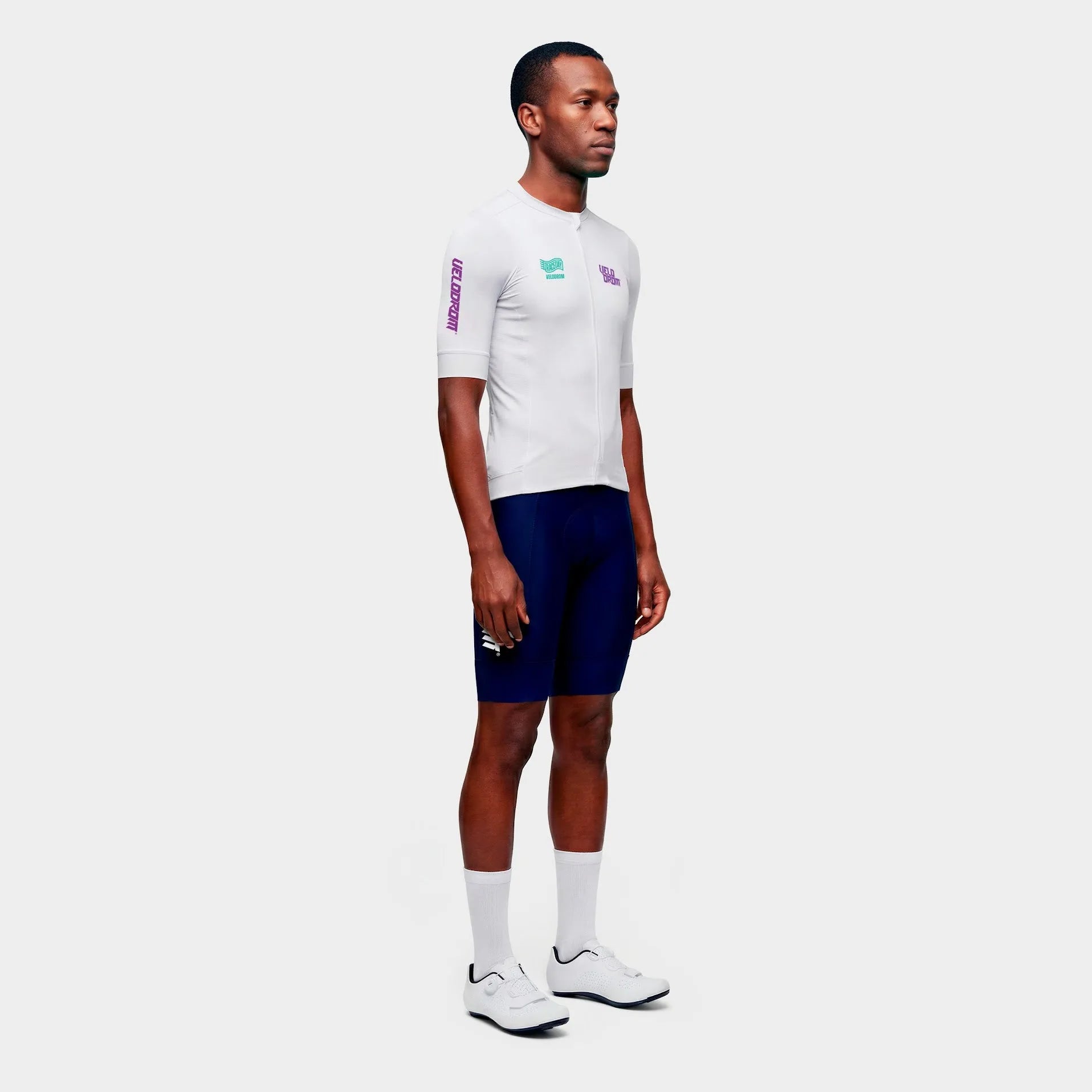 VELODROM Raceday 4.0 Jersey - White/Light Purple