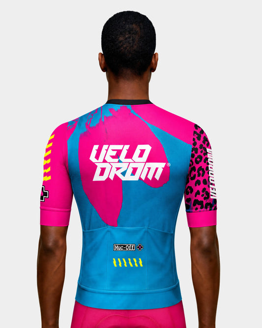 VELODROM Raceday 4.0 Temps De Flors 2026 Limited Edition Jersey - Pink/Blue/Print