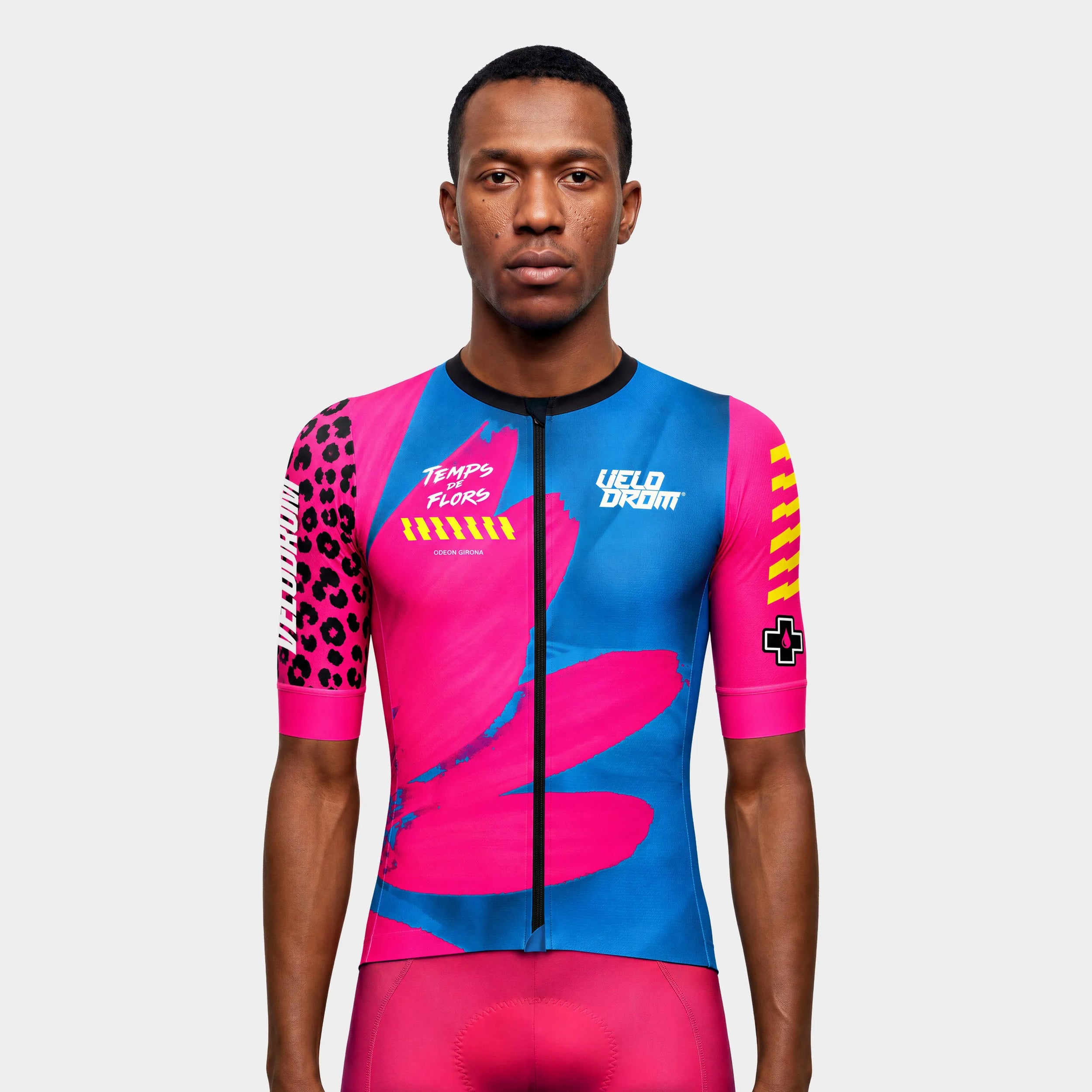 VELODROM Raceday 4.0 Temps De Flors 2026 Limited Edition Jersey - Pink/Blue/Print