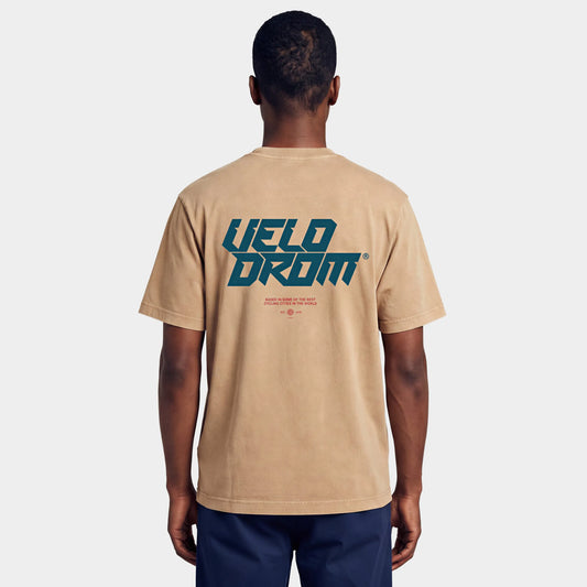 VELODROM Raceday 4.0 Tshirt - Dyed Latte