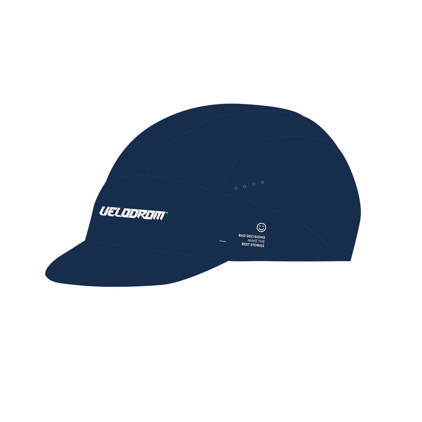 VELODROM Raceday Cycling Cap - Navy/White