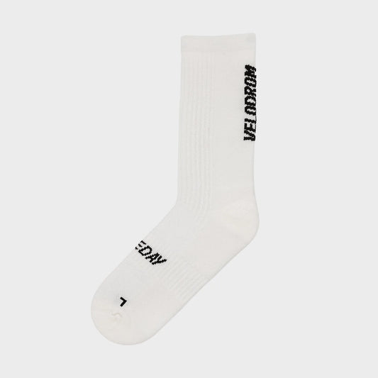 VELODROM Raceday Merino Winter Socks - White