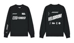 VELODROM Raceday Self Funded Sweatshirt - Black/White