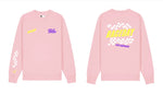 VELODROM Raceday Sweatshirt - Pink/Yellow/Purple