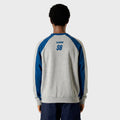 VELODROM S6 Collection Retro Sweatshirt - Grey Blue