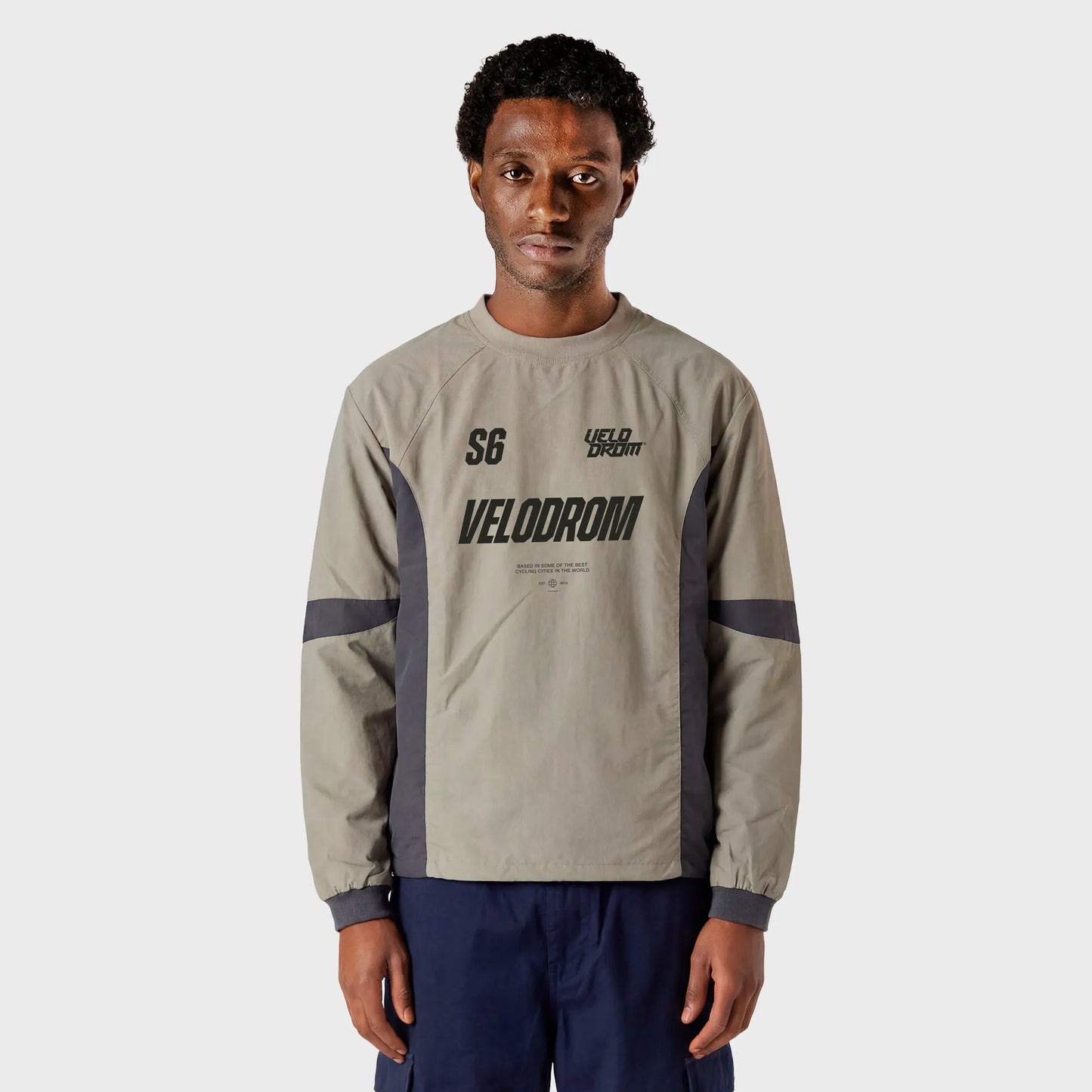VELODROM S6 Collection Technical Sweatshirt - Light Grey