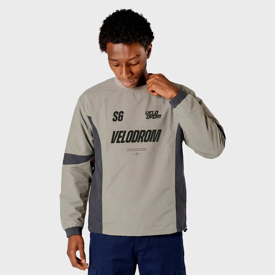 VELODROM S6 Collection Technical Sweatshirt - Light Grey