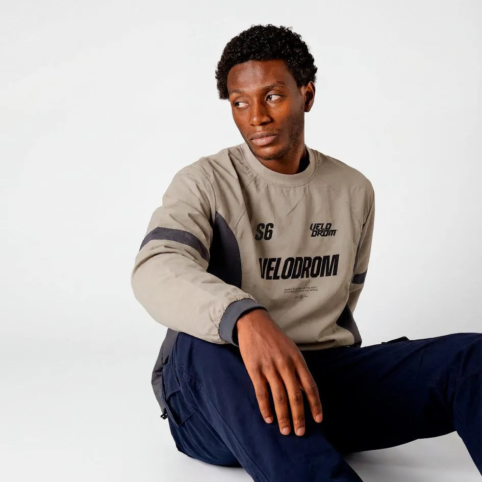 VELODROM S6 Collection Technical Sweatshirt - Light Grey